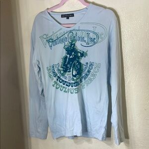Light Blue Long Sleeve Tee